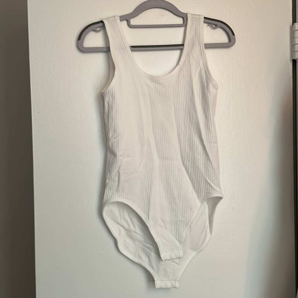 LOFT seamless bodysuit in white